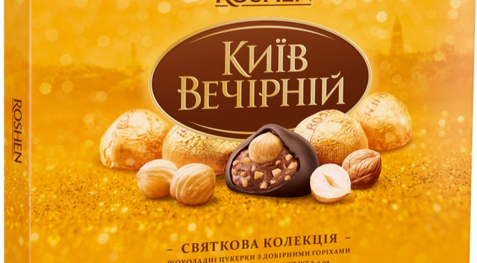 Цукерки Roshen Київ вечірній